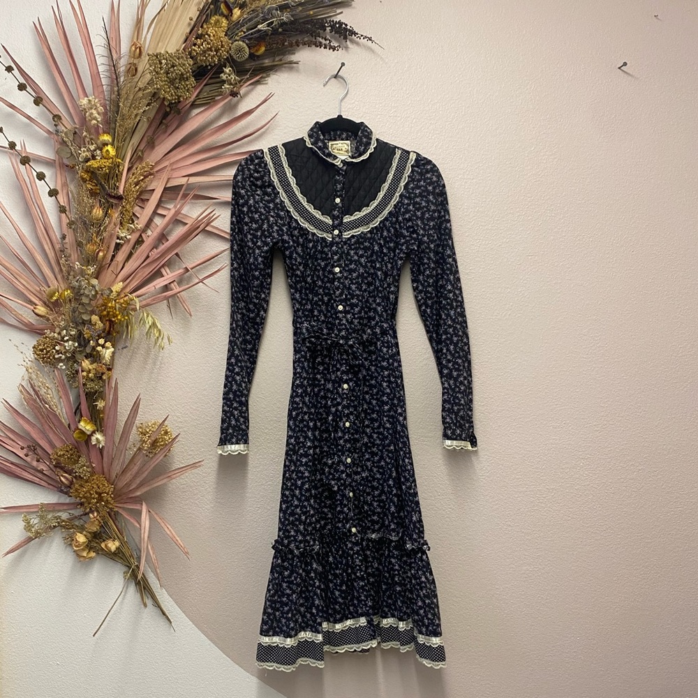 Vintage 1970s Gunne Sax Prairie dress